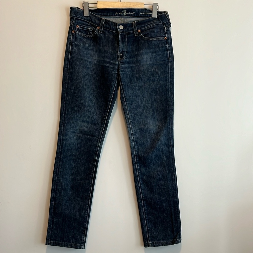 Broken in 7 for all mankind jeans